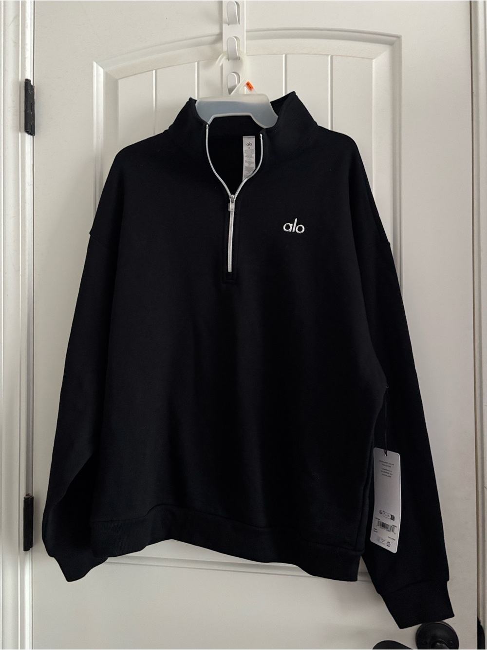 ALO Accolade 1/4 Zip Pullover with Silver Logo - Picture 5 of 10